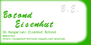 botond eisenhut business card